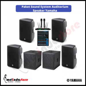 Paket Auditorium Speaker Yamaha DBR15 - 4 Speaker Dan Subwoofer